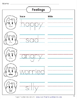Feelings Worksheets PDF Worksheetspack Worksheets Library