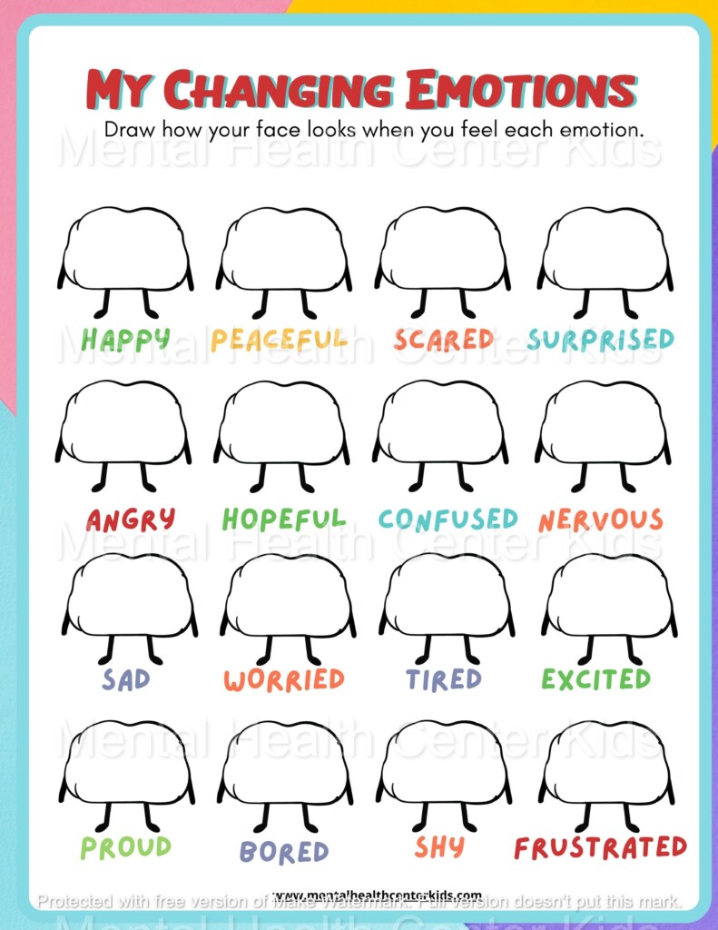 Free Feelings Worksheets Worksheets Library Worksheets Library