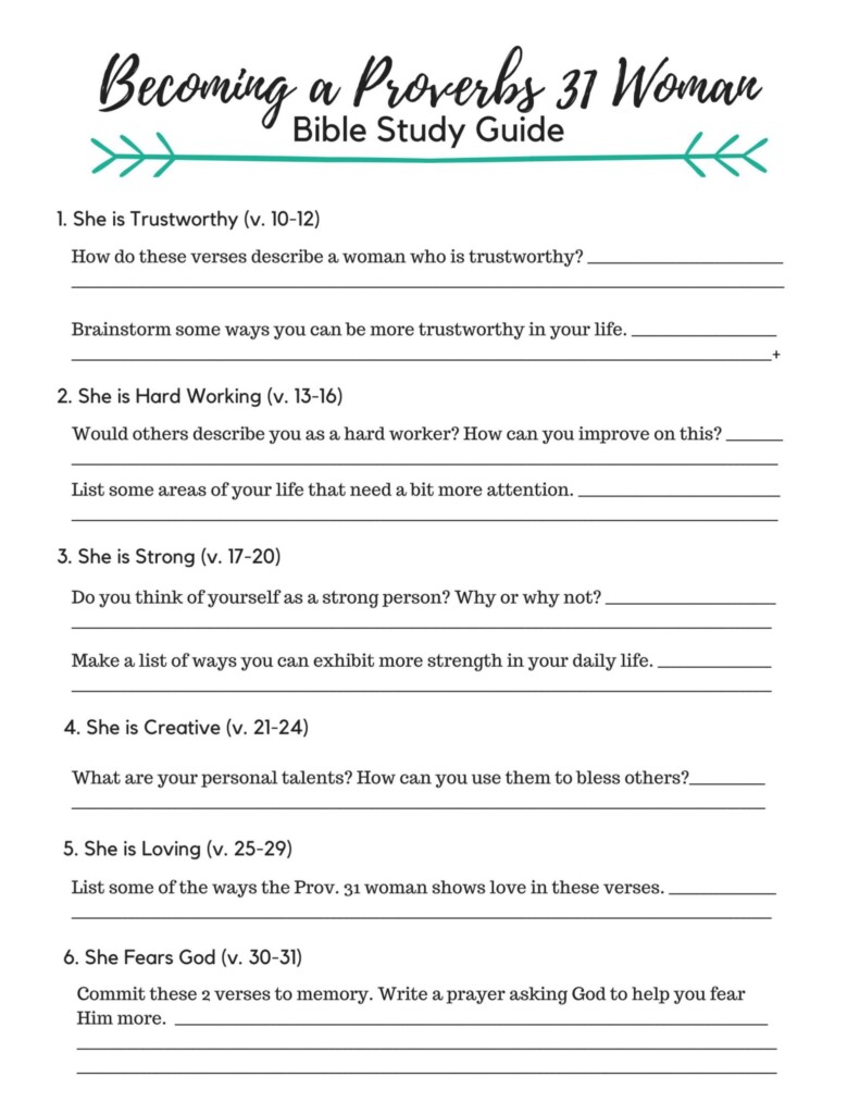 Free Printable Bible Study Guides Printable Worksheets