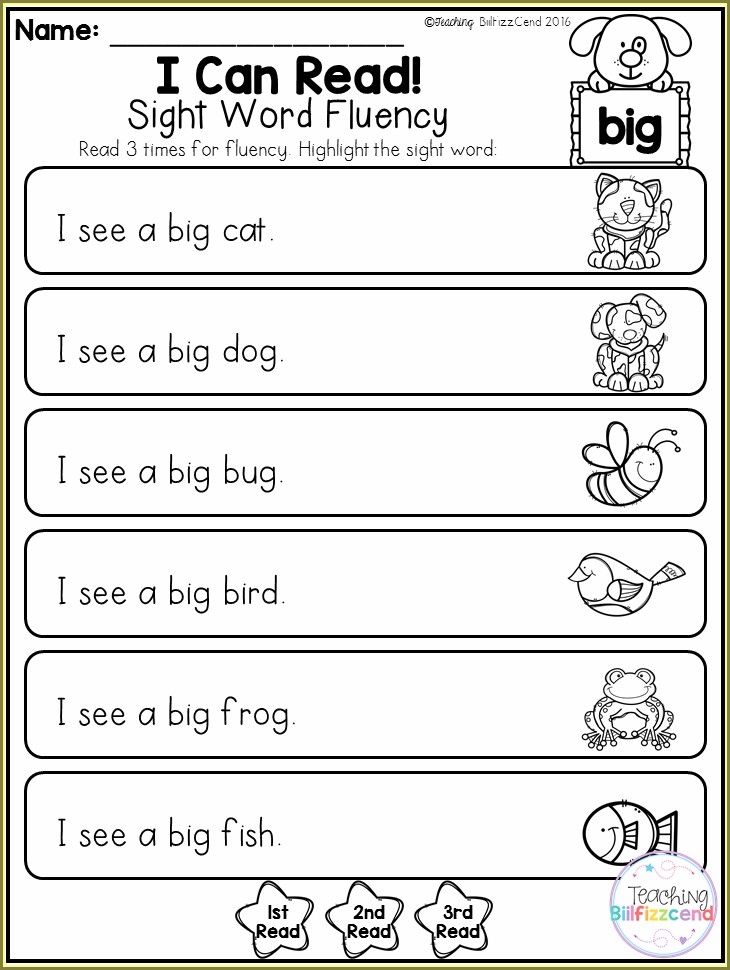 Free Printable Kindergarten Sight Words Worksheets Pdf Retmedi