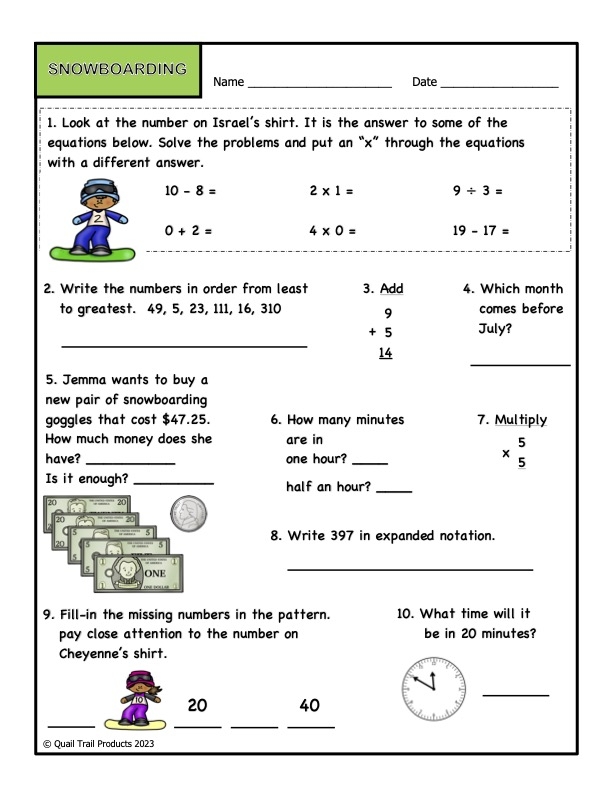 Free Printable Math Worksheet 3rd Grade Download Free Printable Math 