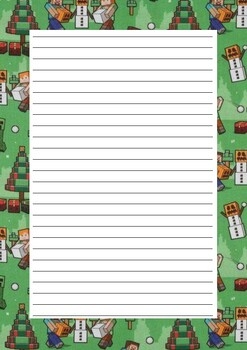 Free Printable Minecraft Writing Paper Download Free Printable 