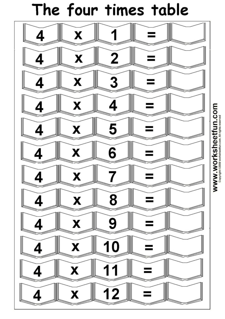 Free Printable Times Tables Worksheets Free Printable