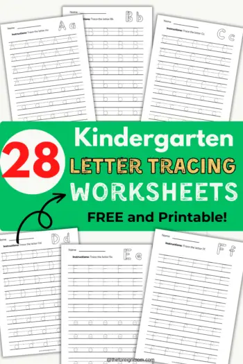 Kindergarten Letter Tracing Worksheets FREE Printable To Boost Learning 