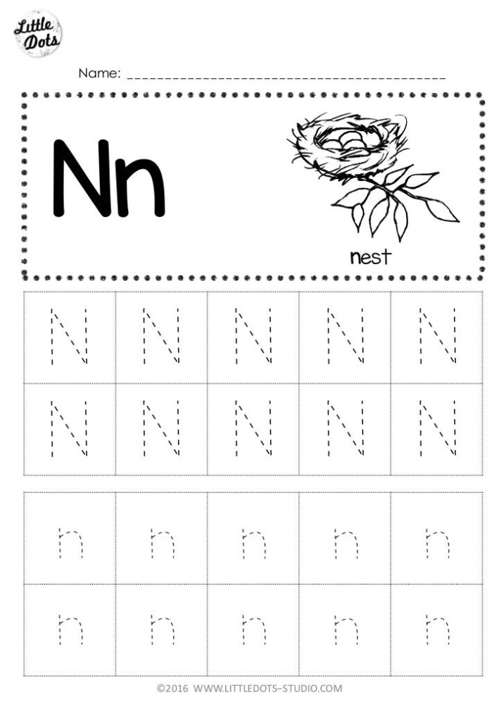 Letter N Worksheets AlphabetWorksheetsFree