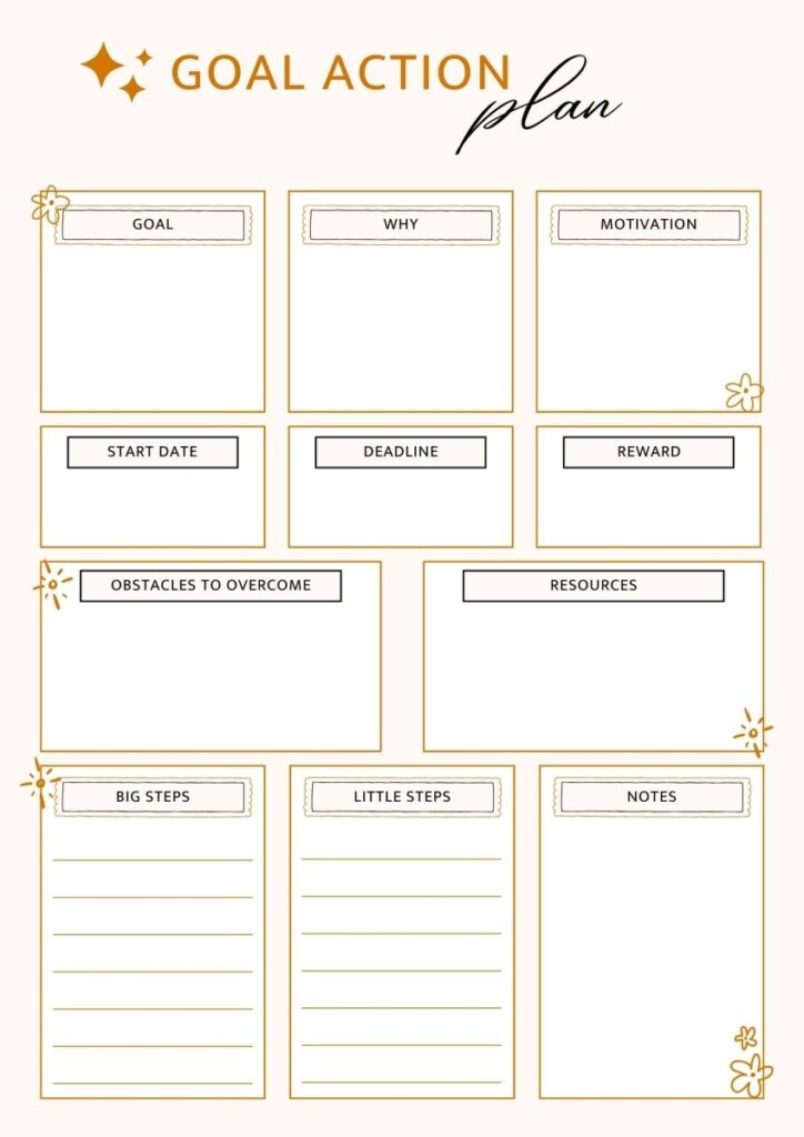 10 Free Printable Goal Setting Worksheets Parade Worksheets Library