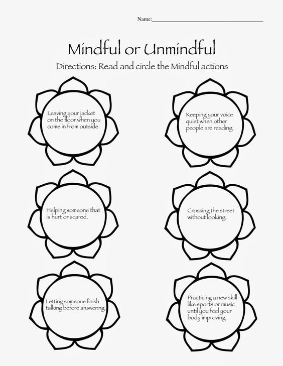 13 Printable Mindfulness Worksheets For Adults Worksheets Library