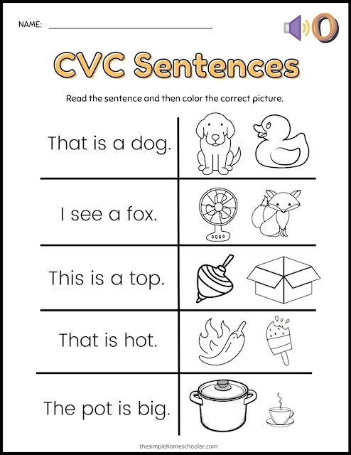 25 Free CVC Word Worksheets For Kindergarten Easy Print The 25 Free CVC Word Worksheets For Kindergarten Easy Print The