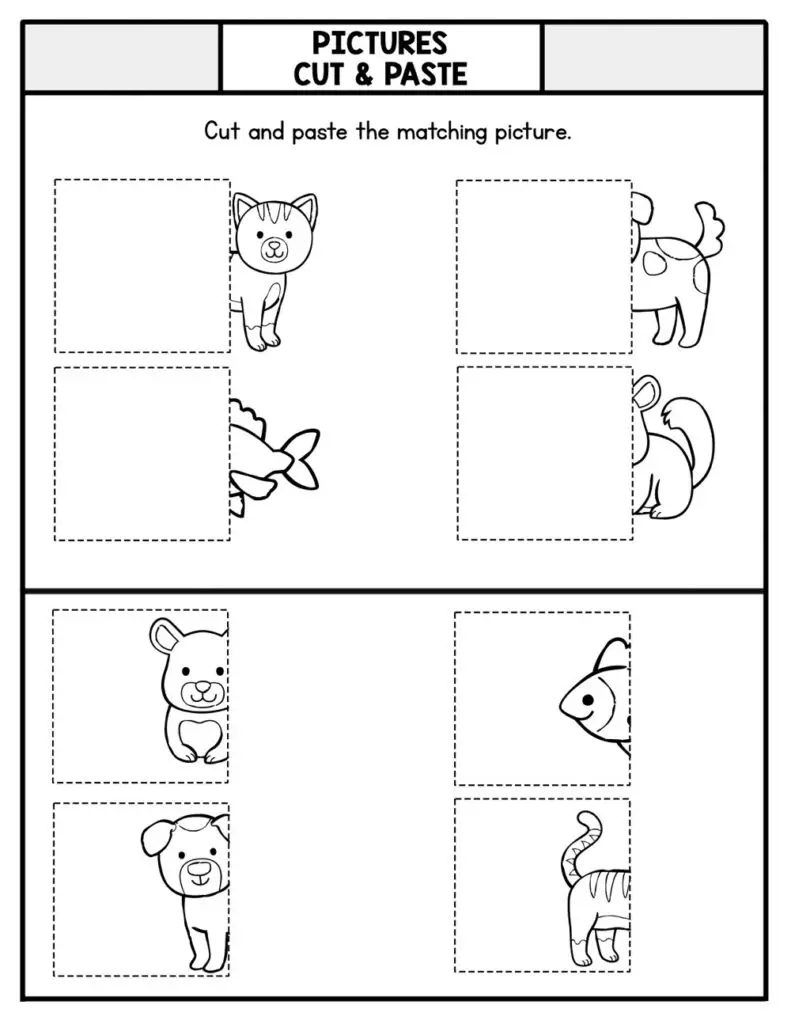 30 Free Printable Cut And Paste Worksheet Templates PDF Sample 