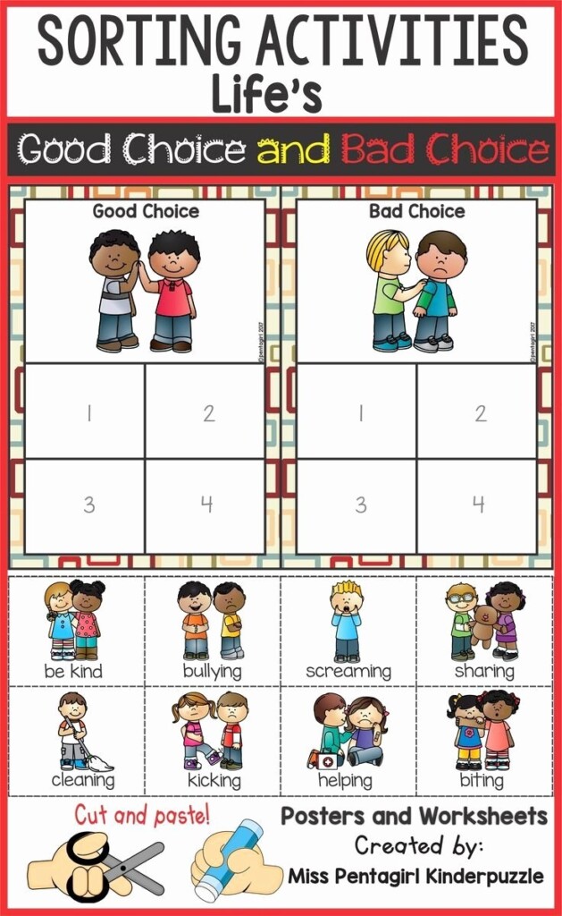 50 Making Good Choices Worksheet
