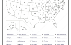 50 States Map Printable Worksheets Isacork Printable Worksheets