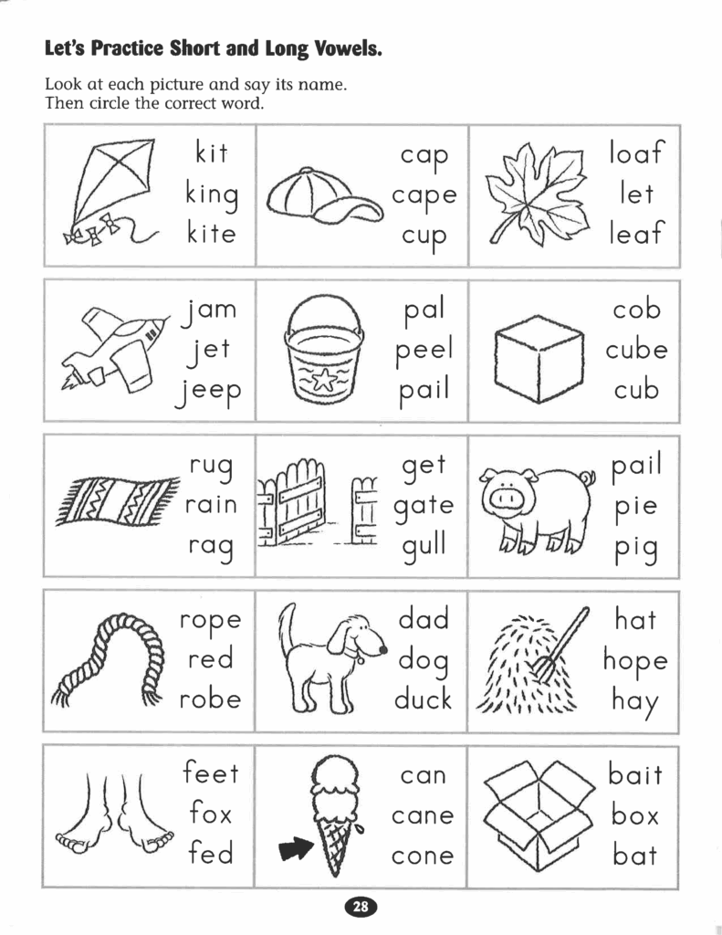 A E I O U Vowels Worksheets Free Printable Printable Sight Words List
