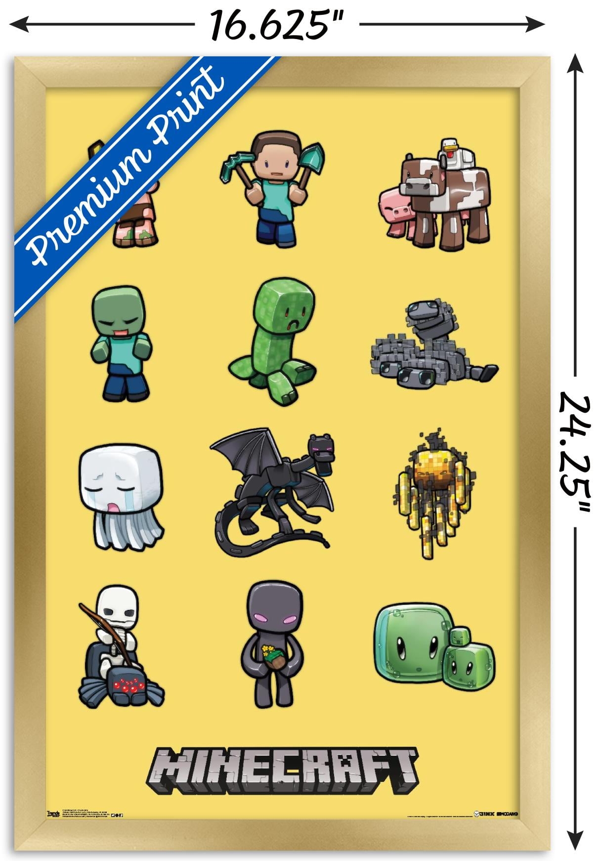 ABC Alphabet Posters Flashcards Printable Minecraft Worksheets Library