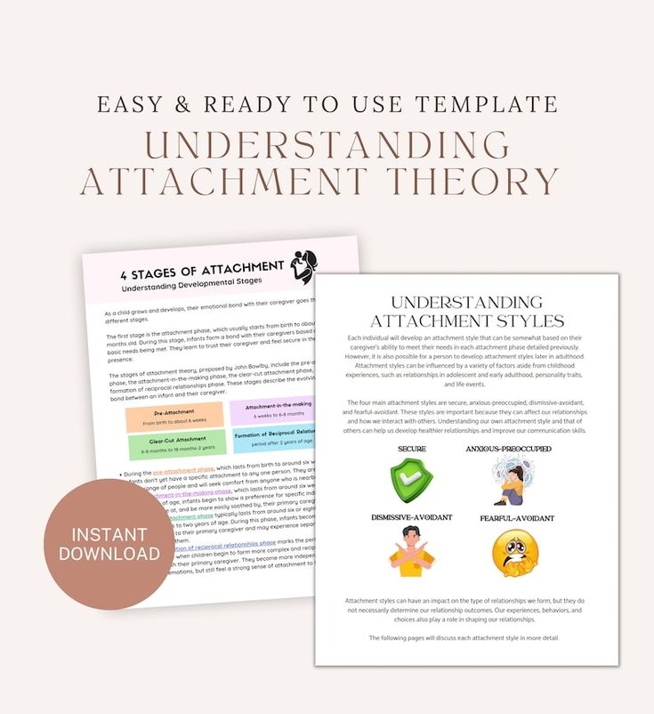 Attachment Theory Attachment Styles Subtractive Color Learning To 