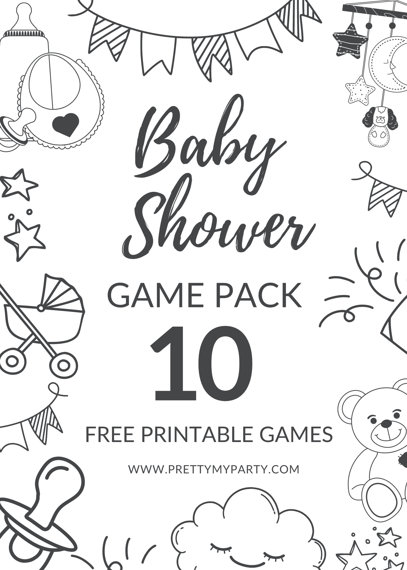 Baby Shower Games Printable Worksheets Engaging Worksheet Activities
