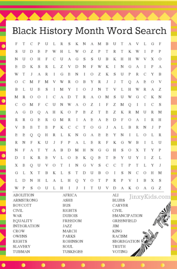 Black History Month Worksheets Free Printable Ronald Worksheets