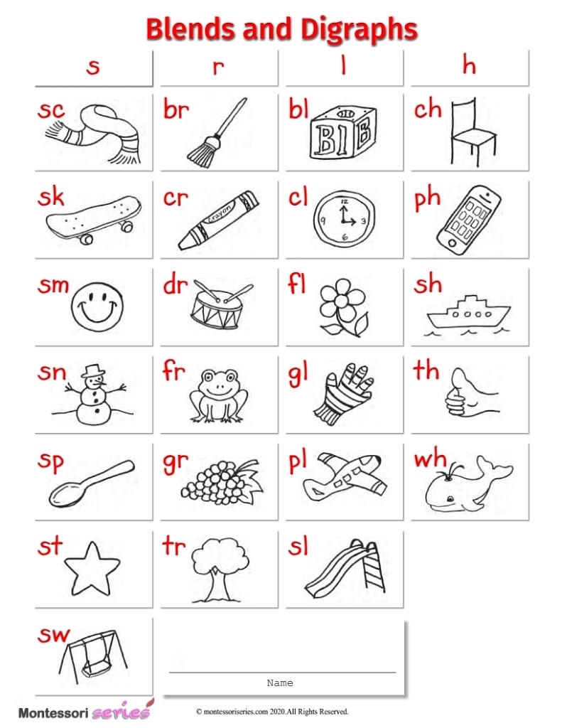 Blends And Digraphs Printables This Reading Mama Worksheets Library