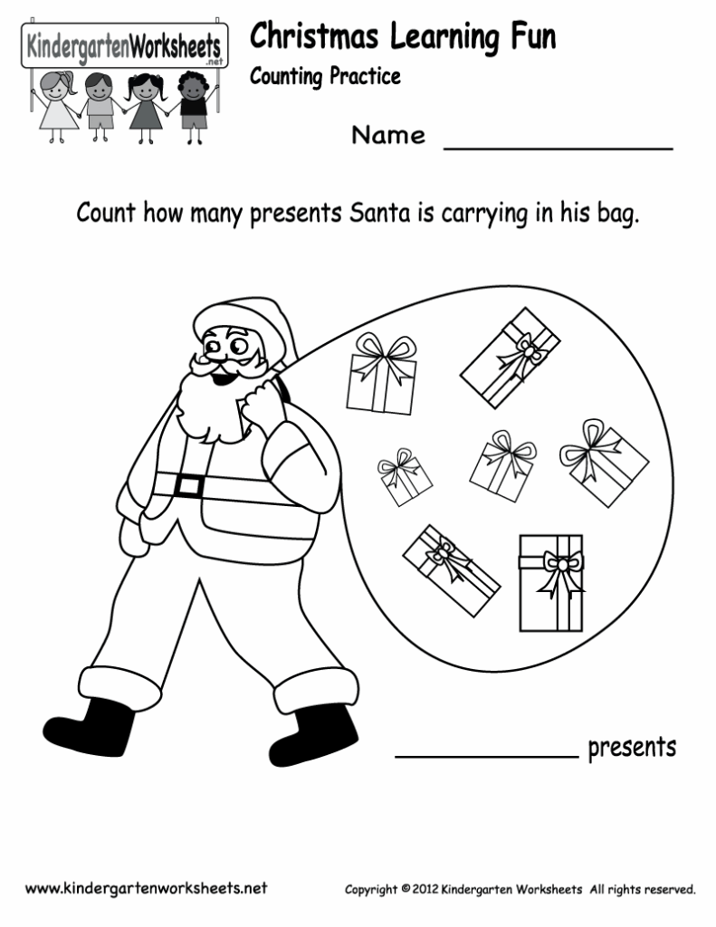 Christmas Cookies Worksheet Free Kindergarten Holiday Worksheet 