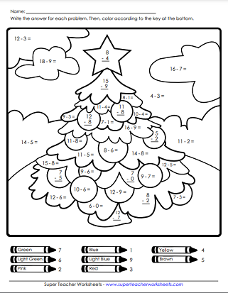 Christmas Math Worksheets Worksheets Library