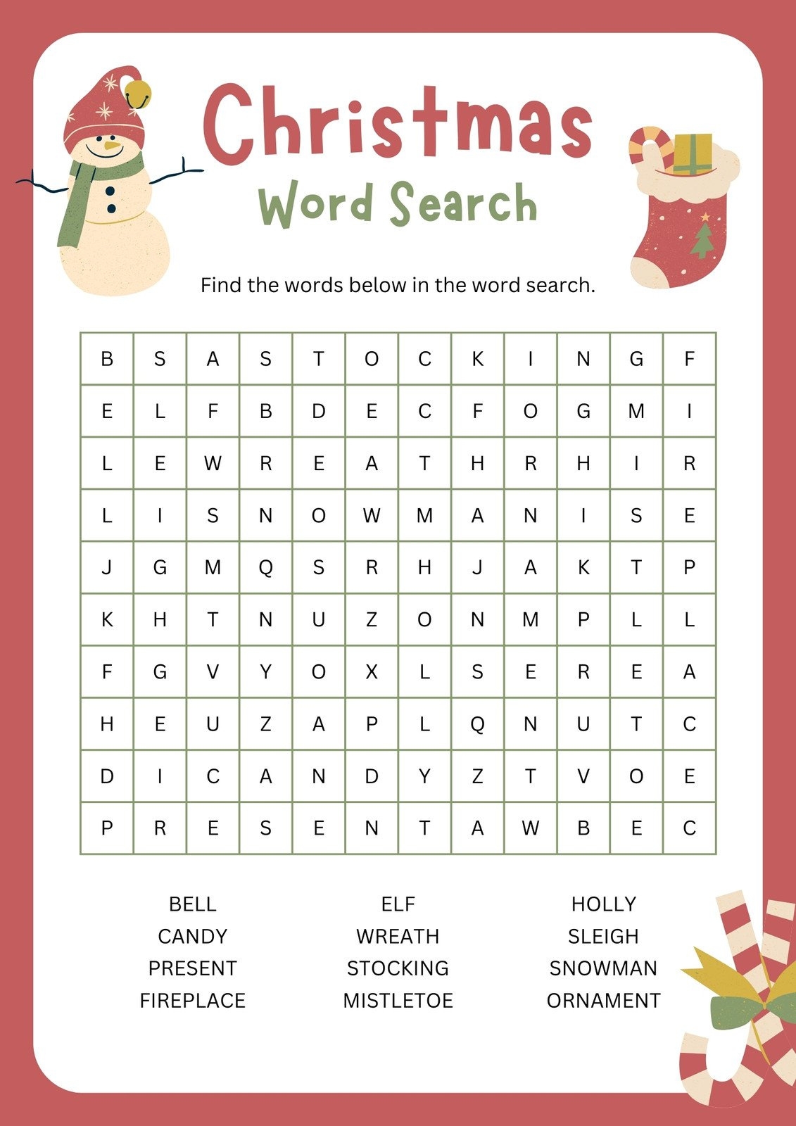 Christmas Printable Activity Worksheets Printable Worksheets