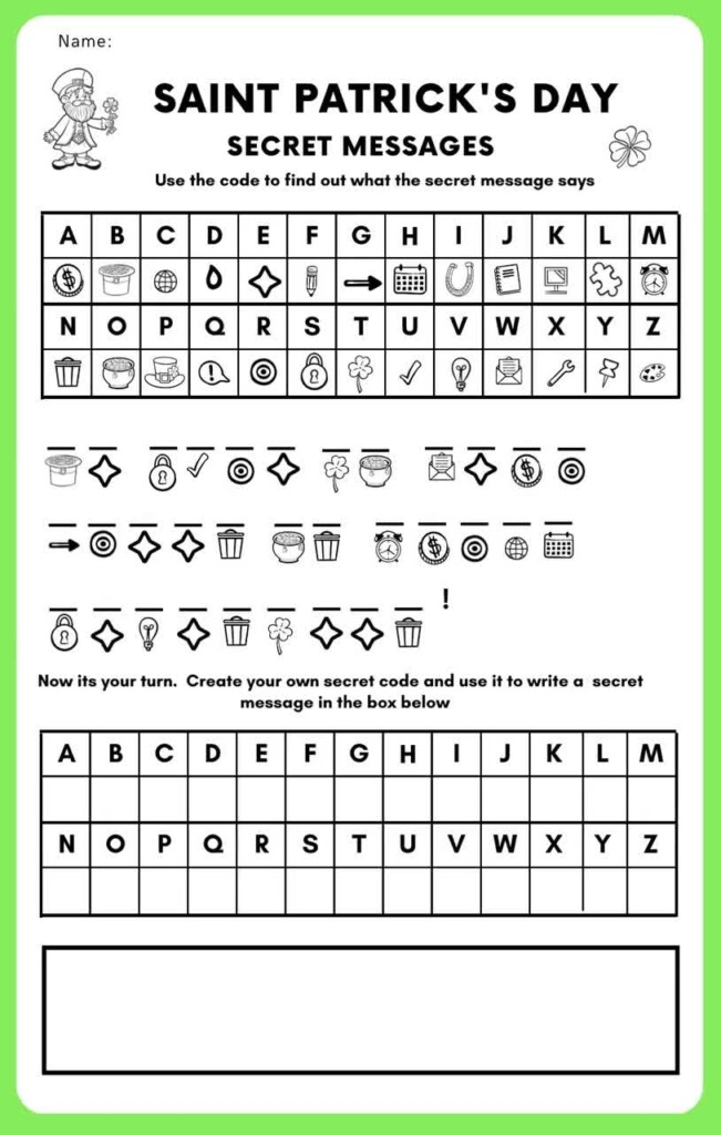 Clothes Secret Code Activity Fun ESL Worksheet For Kids 