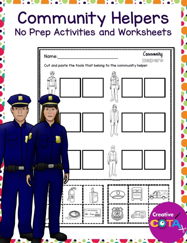 Community Helpers Printable Posters And Activities Teaching Mama 