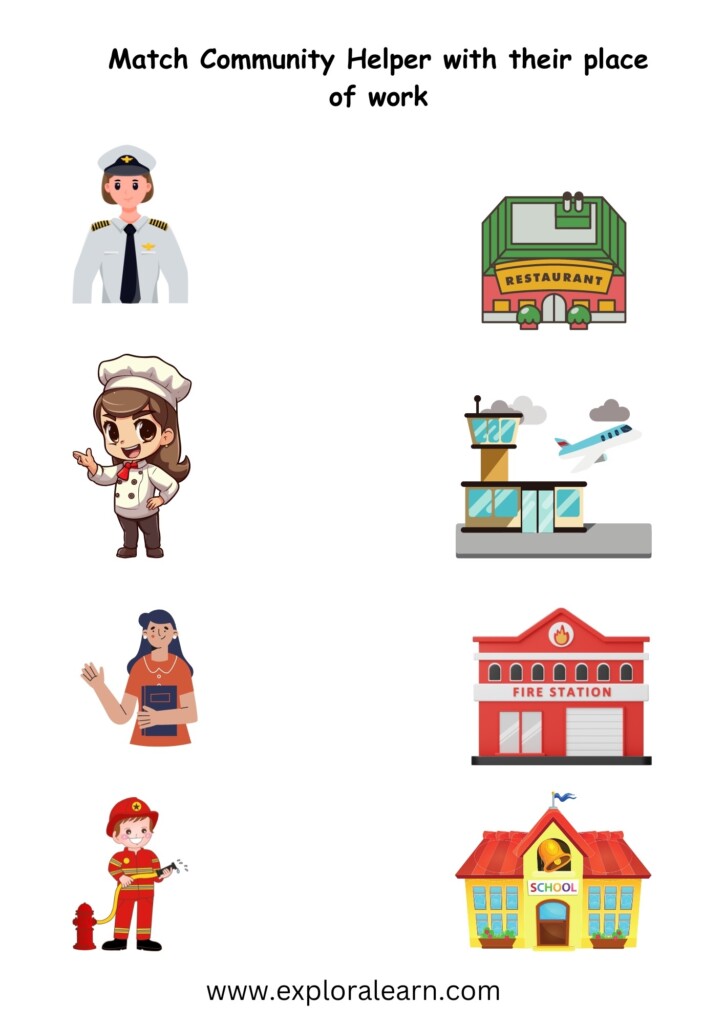 Community Helpers Printables Worksheets For Preschool And 