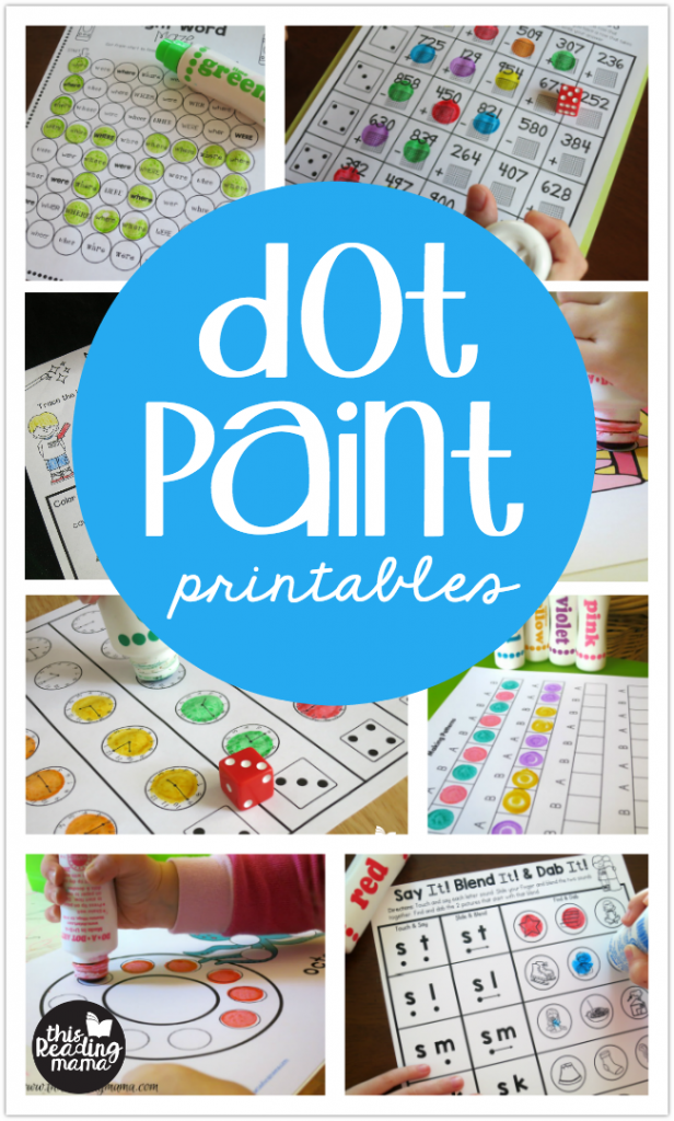 Creative Dot Paint Worksheets For Artistic Exploration Free Printable 