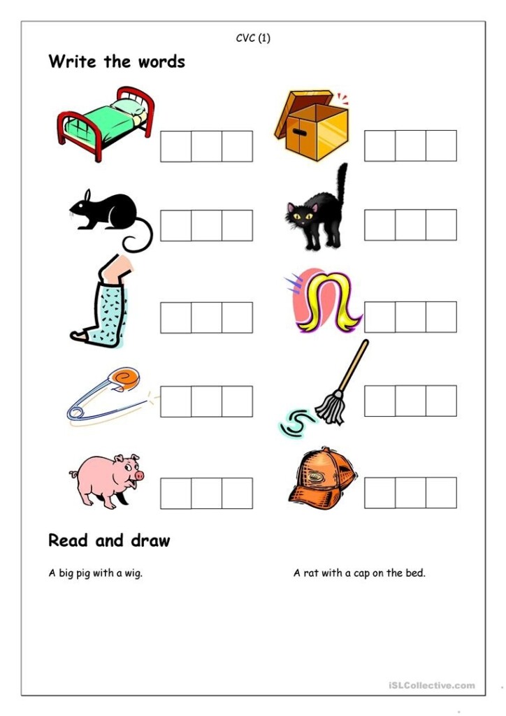 Cvc Free Printable Worksheets Printable Worksheets