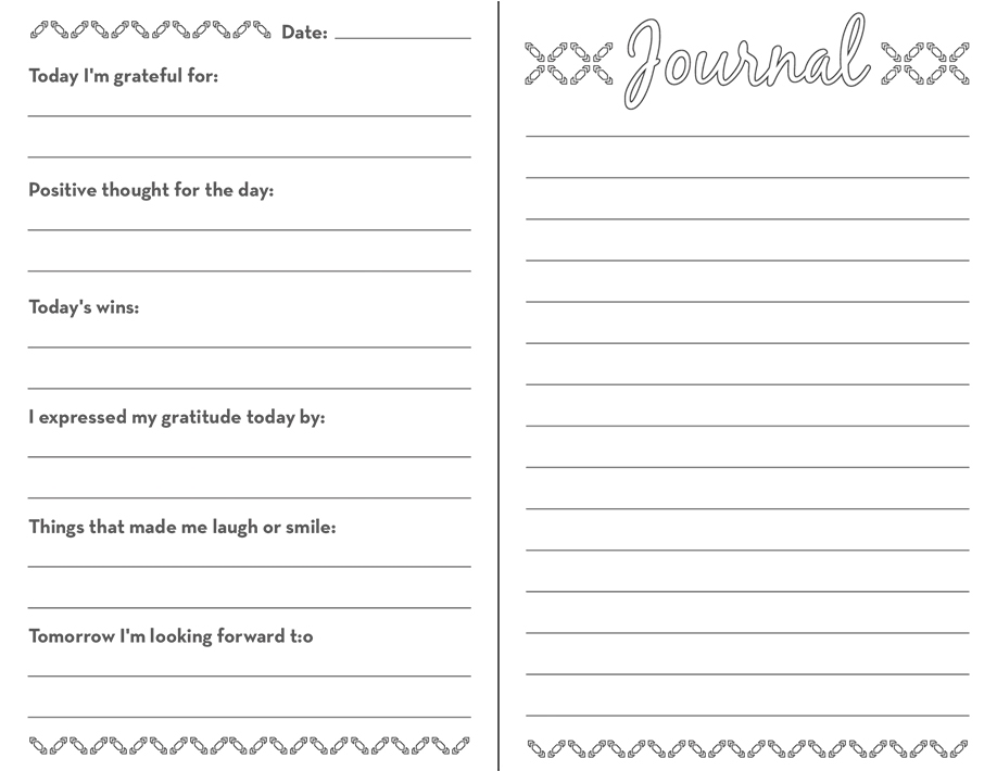 Daily Gratitude Journal Printable Gratitude Journal PDF Etsy 