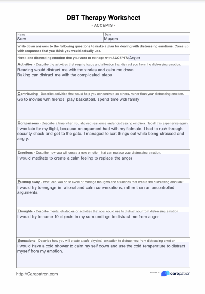Dbt Worksheets Kids Free DBT Worksheets