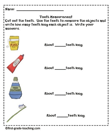 Dental Health Worksheets For Preschool And Kindergarten Worksheets 