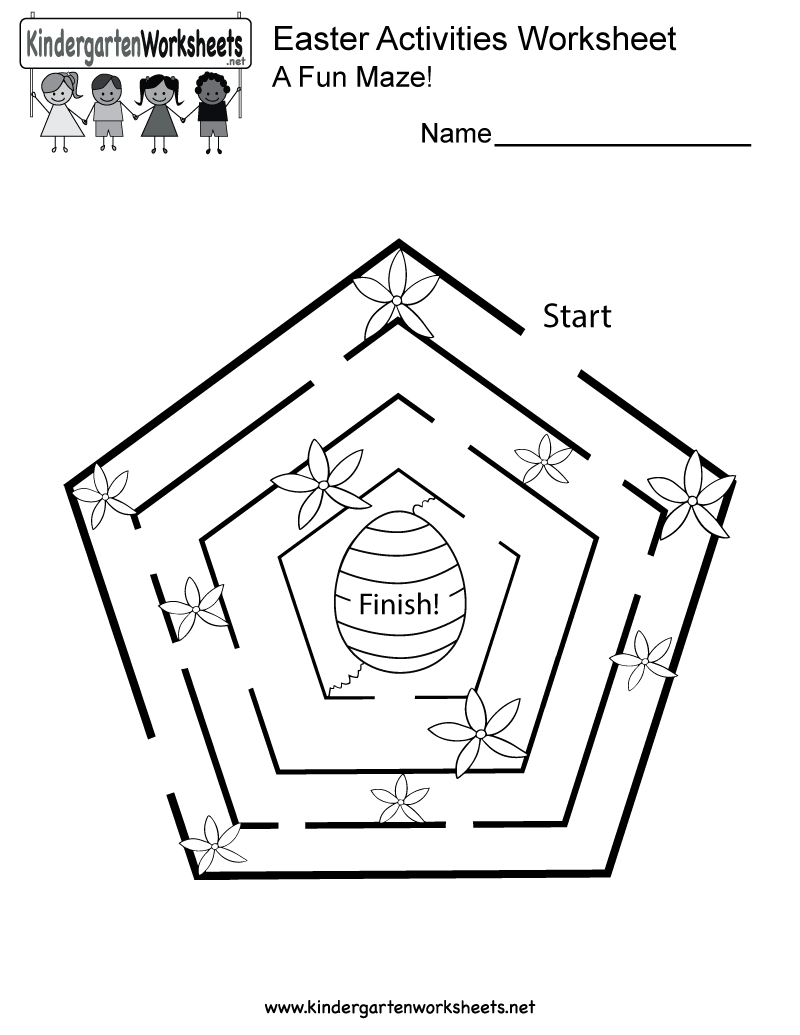Easter Kids Activity Sheet Free Printable From Wasootch 791X1024 Free