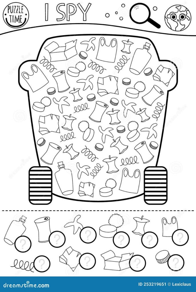 Ecological I Spy Game For Kids Searching And Counting Activity With Ecological I Spy Game For Kids Searching And Counting Activity With