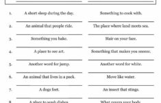 Extra Large Print Free Printable Word Games For Dementia Patients 