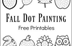 Fall Dot Painting Free Printables The Resourceful Mama Printable 