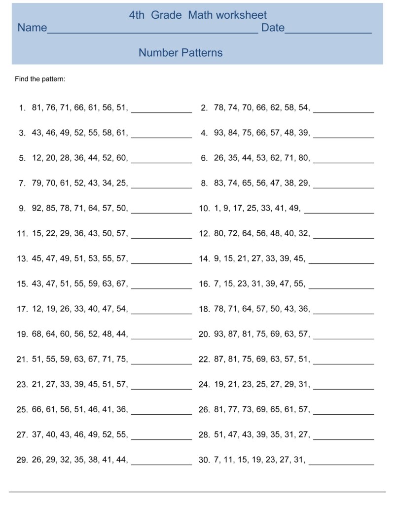 Free 4th Grade Math Worksheets Activity Shelter Printable Worksheets Free 4th Grade Math Worksheets Activity Shelter Printable Worksheets