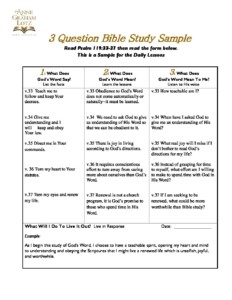 Free Printable Bible Study Worksheets For Adults Pdf ...