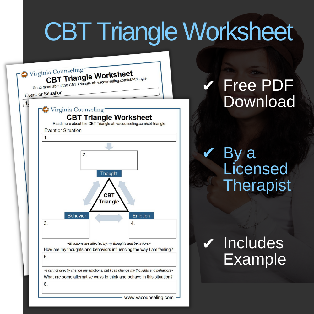  Free CBT Triangle Worksheet With Example