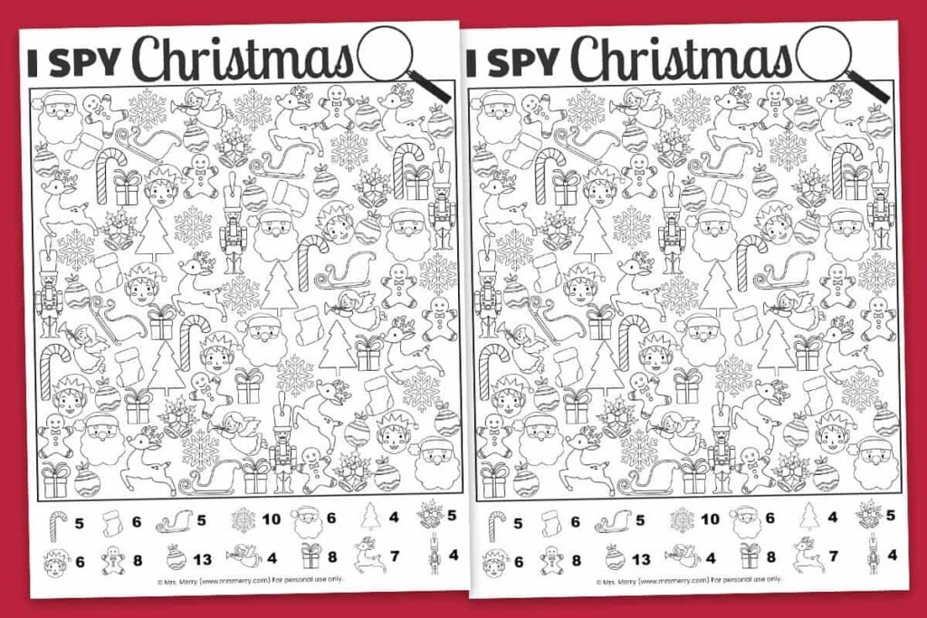 Free Christmas Printable Activity Worksheets Printable Worksheets