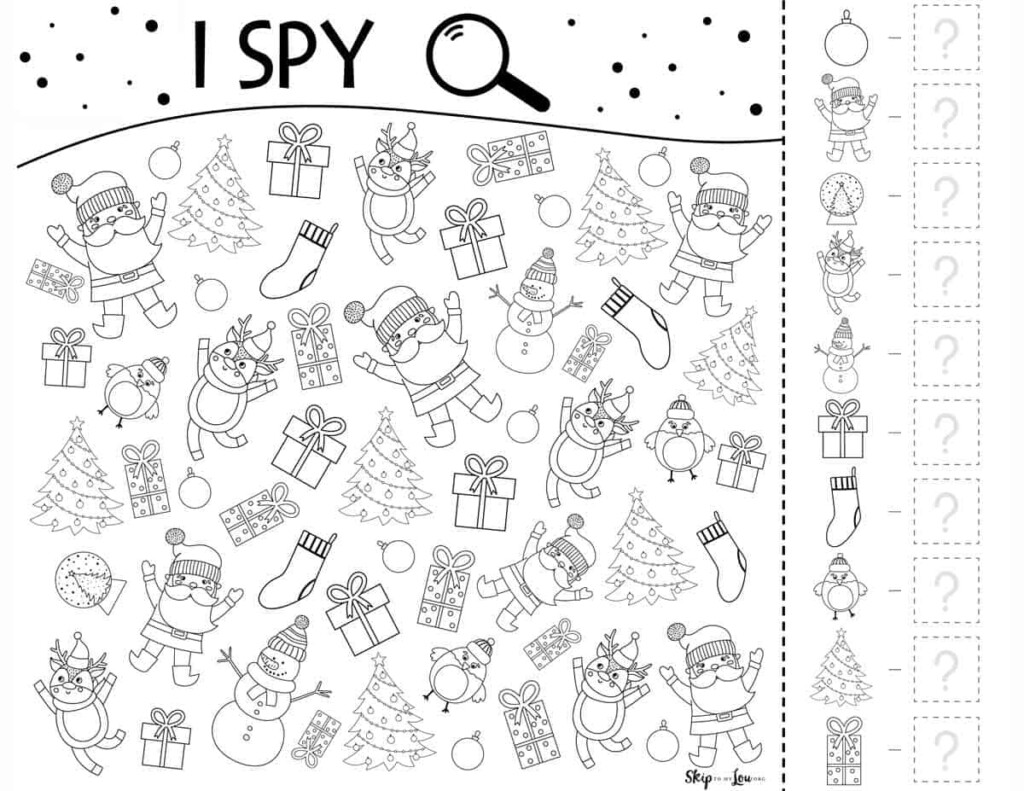 Free Christmas Worksheets For Kids Worksheets Library