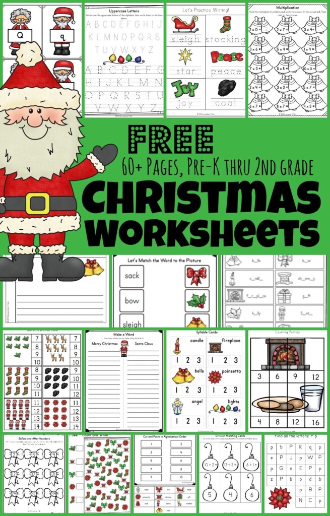 FREE Christmas Worksheets Printable Worksheets