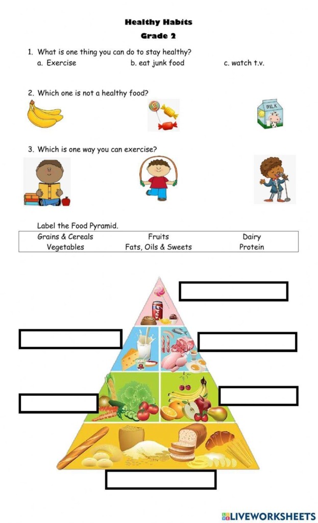 Free Developing Healthy Habits Worksheet Download Free Developing 