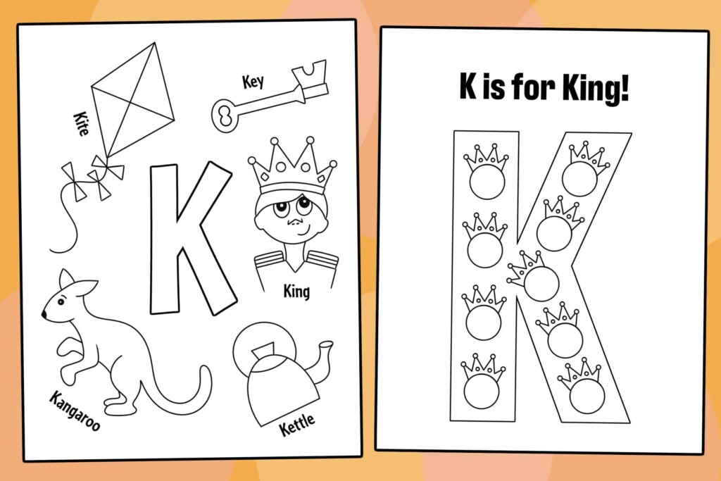 FREE Preschool Letter K Worksheets And Printables Ages 3 4 Years 