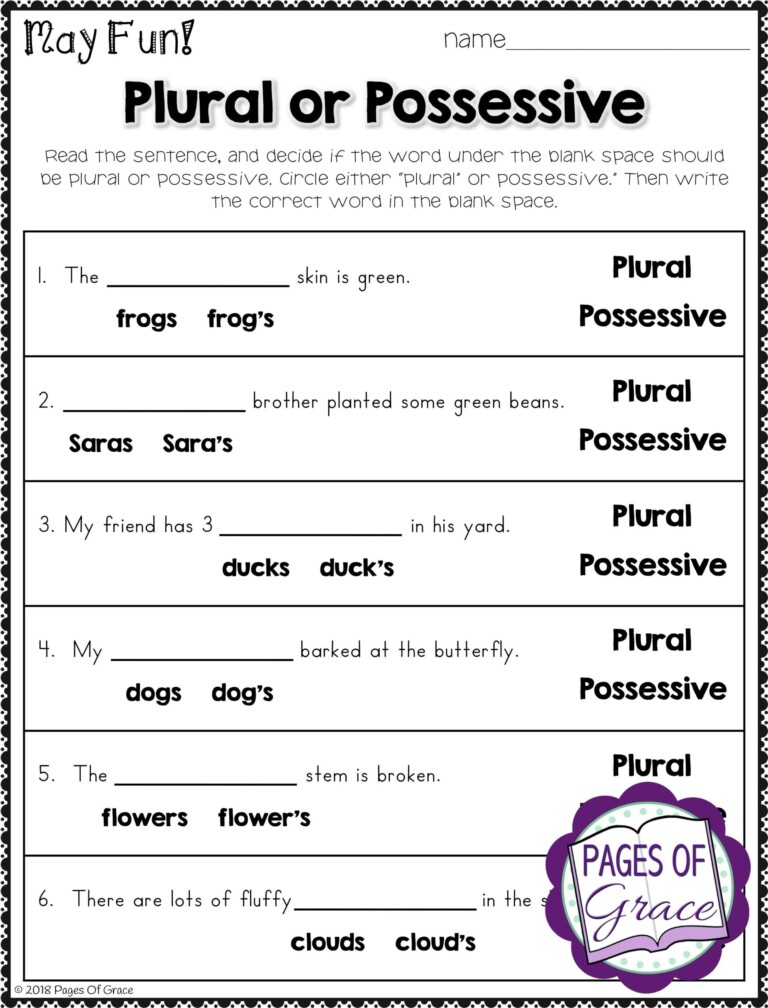 Printable 3Rd Grade Worksheets - easyworksheetprint.com