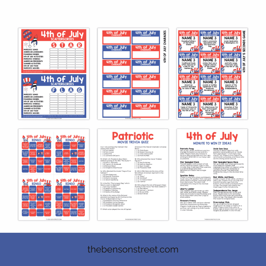 Free Printable 4th Of July Games Download Free Printable 4th Of July 