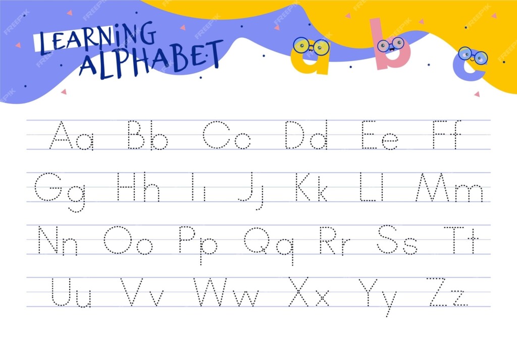 FREE Printable ABC Letter Tracing Alphabet Activity Worksheets 