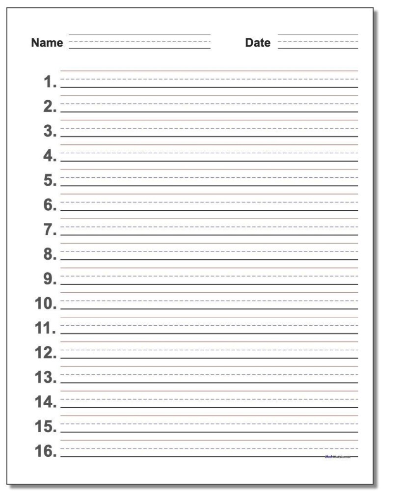 Free Printable Blank Spelling Worksheets Printable Worksheets