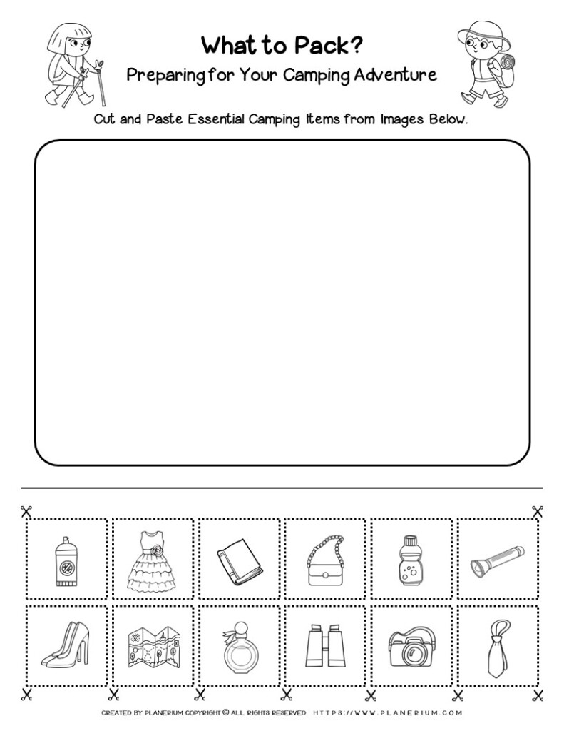 Free Printable Camping Activities Printable Word Searches 