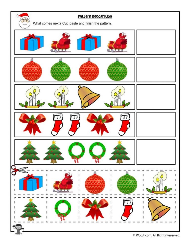 Free Printable Christmas Math Worksheets Pre K 1st Grade 2nd Grade 